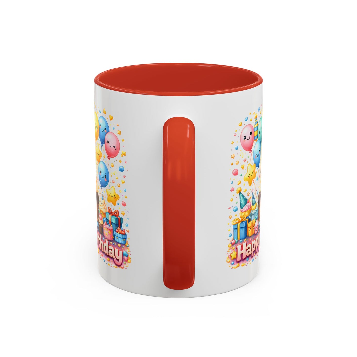Birthday Mug - Cake and Balloons