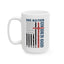 4th of July Mug - One Nation Under God Flag Cross
