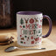 Christmas Mug - Merry Christmas Red White & Green Text Collage