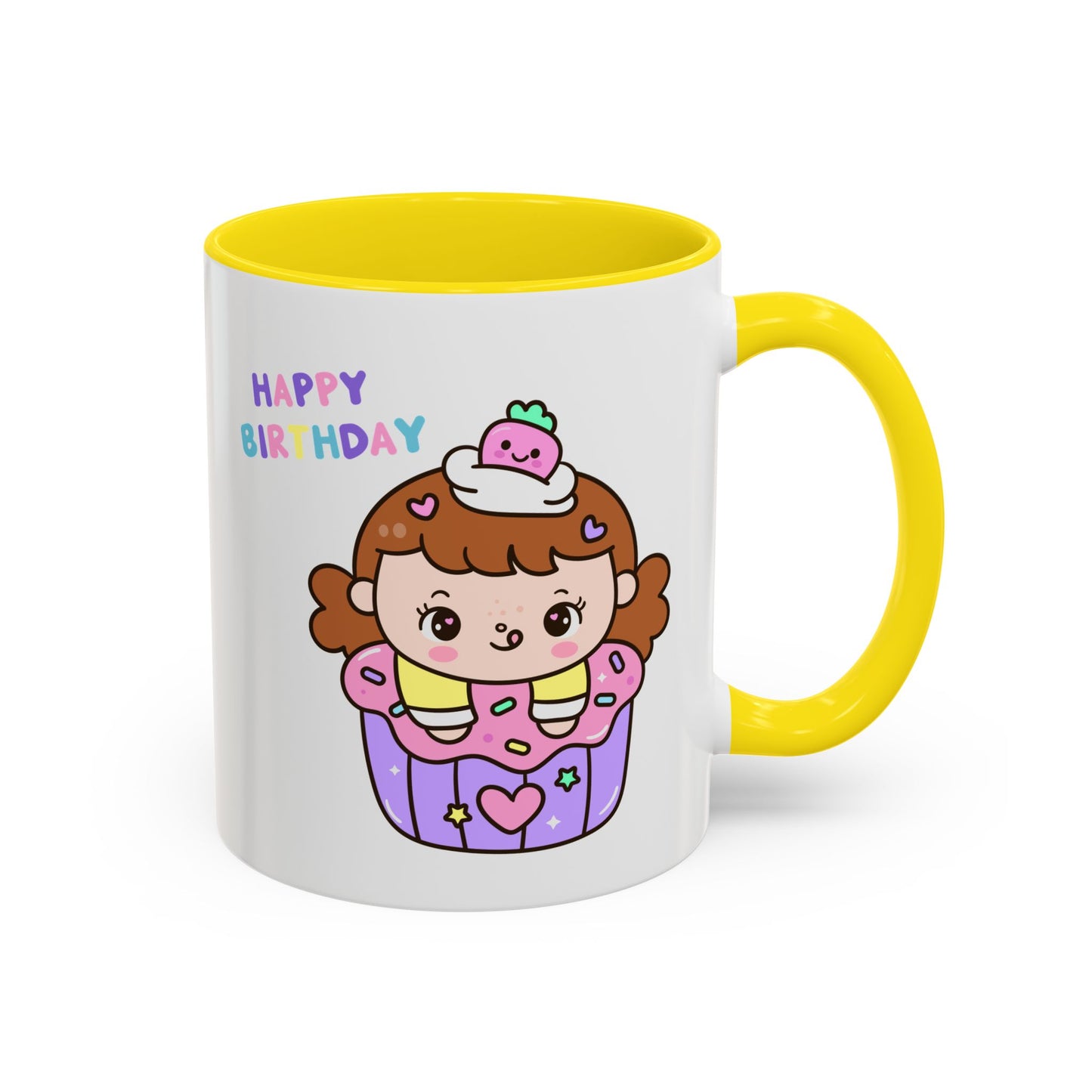 Birthday Mug - Cute Girl Cupcake