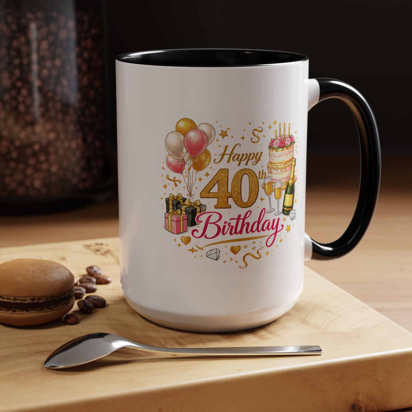Birthday Mug - Happy 40th