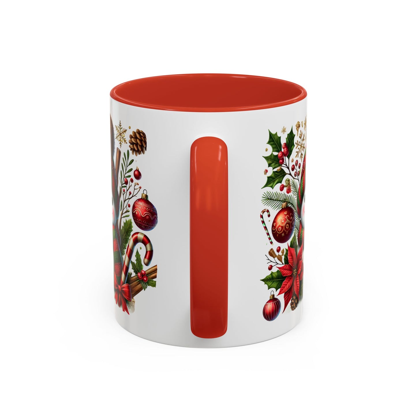 Christmas Mug - Red and Green Snowman