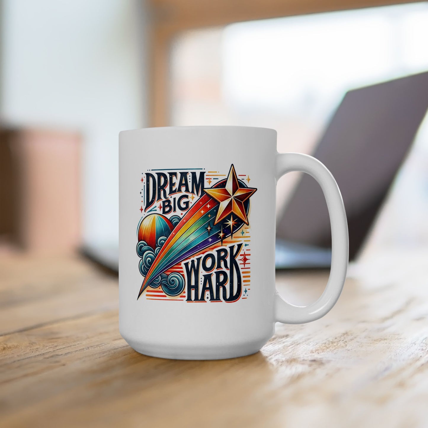 Motivation Mug - Dream Big work Hard 2