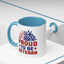 4th of July Mug - Proud to Be a Veteran Sunflower