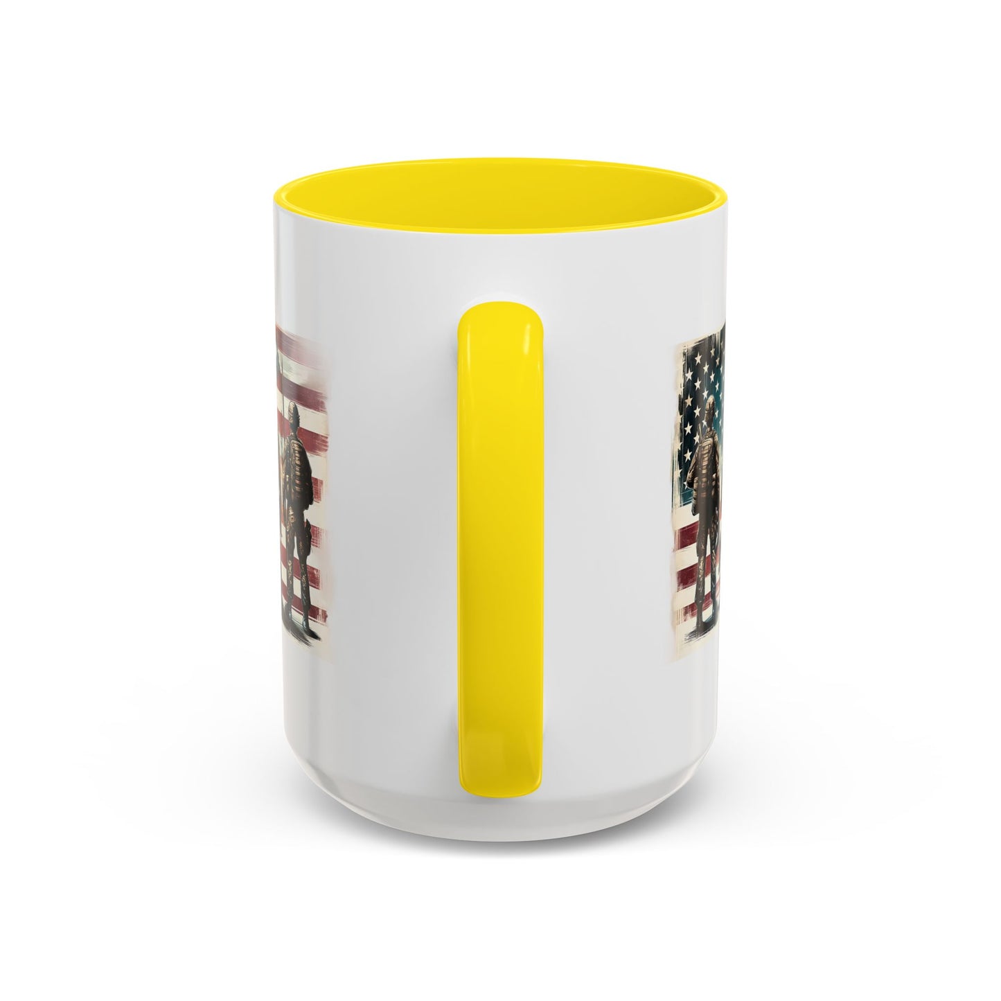 4th of July Mug - Soldiers American Flag