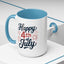 4th of July Mug - Happy 4th of July Fireworks