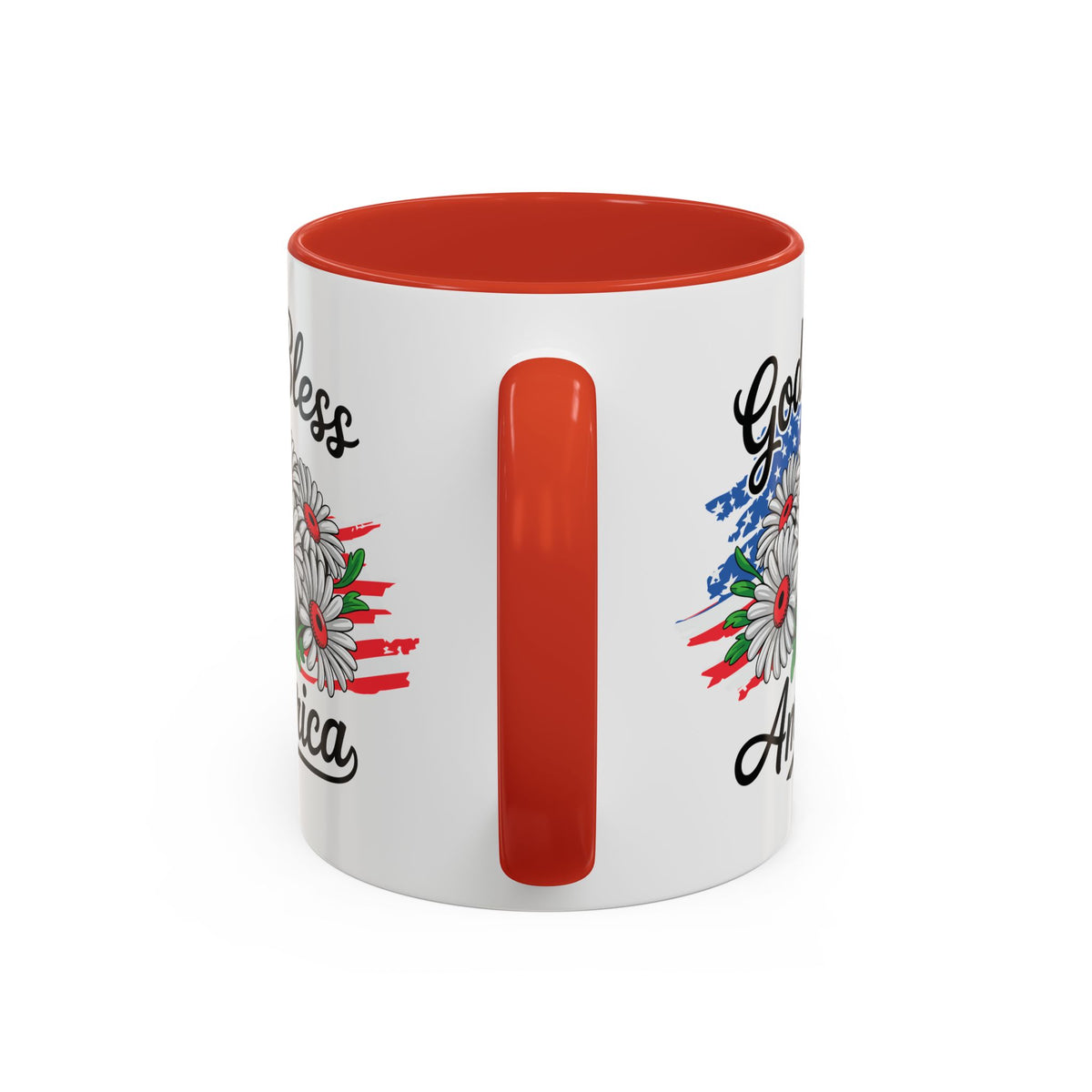 4th of July Mug - God Bless America Daisies