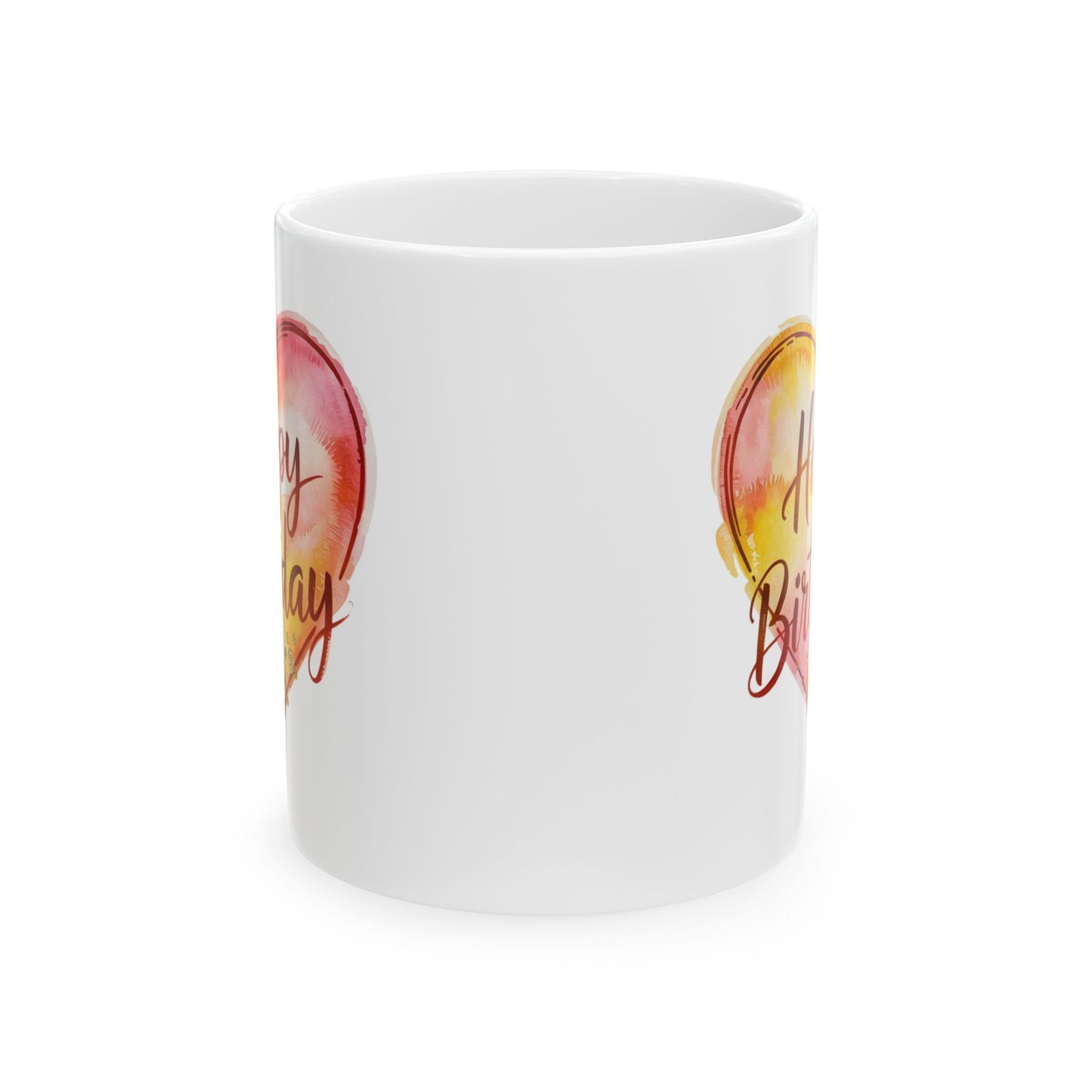 Birthday Mug - Happy Birthday With Heart