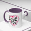 Valentine's Day Mug - Love You Heart Arrows
