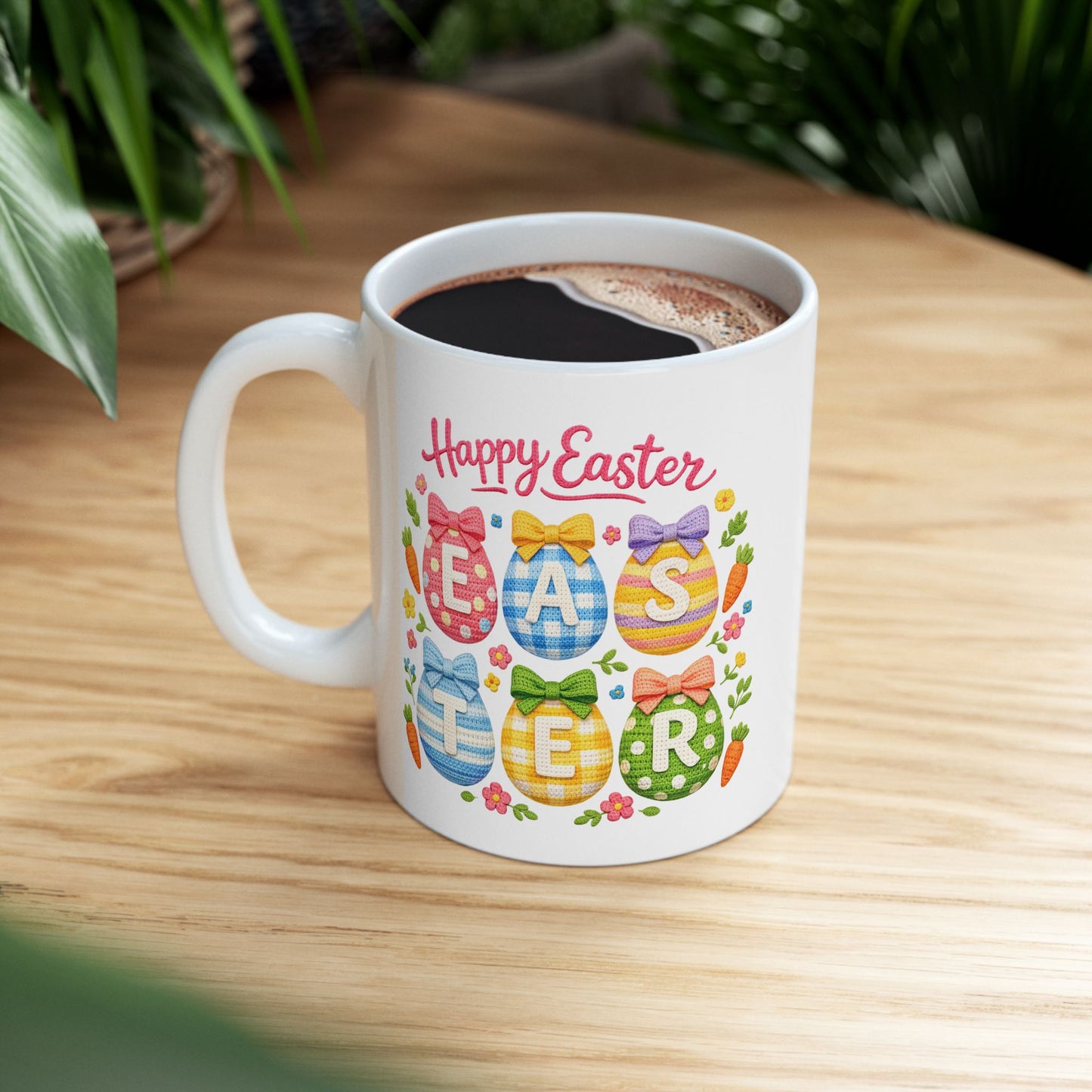 Easter Mug - Happy Easter Crochet
