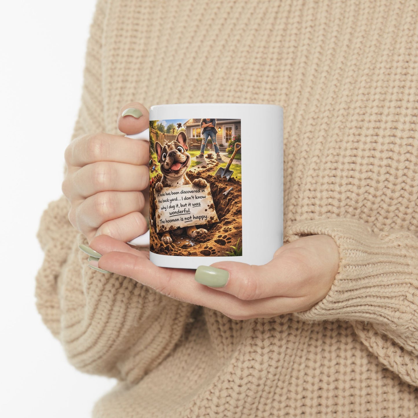 Animal Mug - A Hole Has Been Discovered