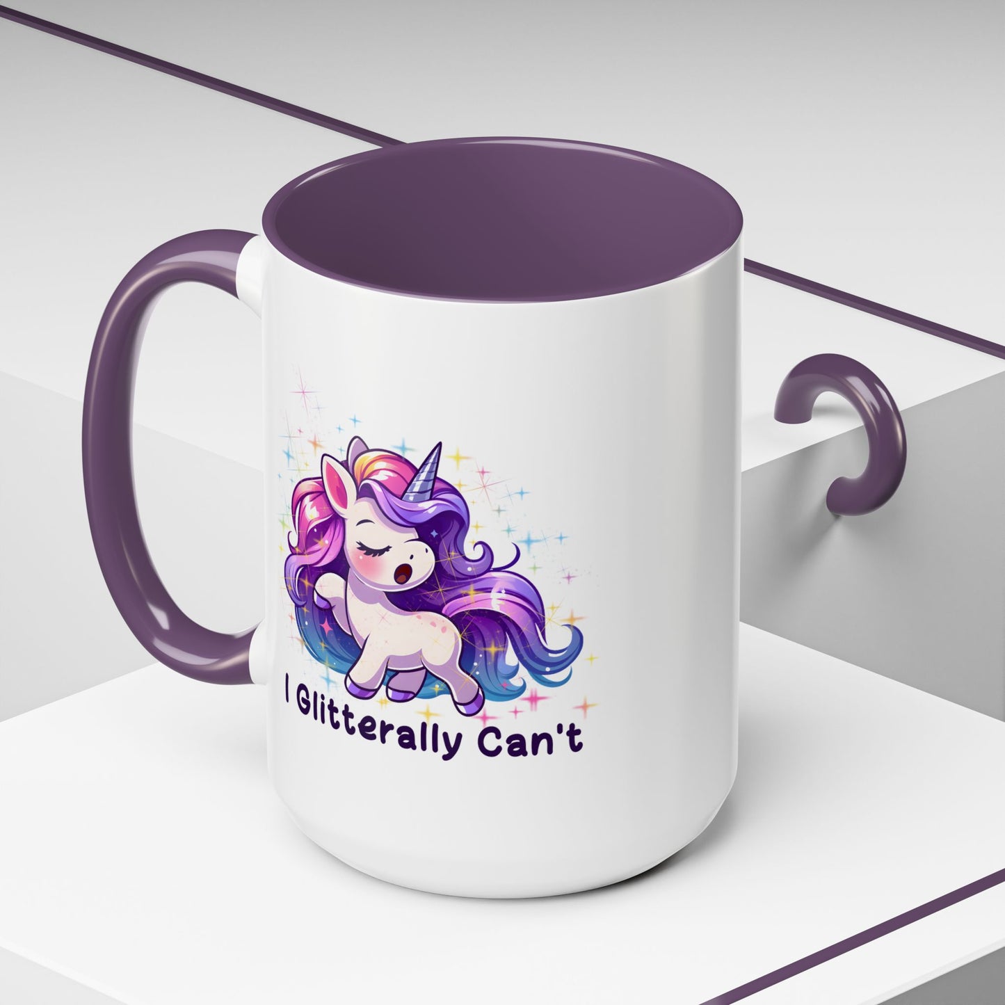 Humor Mug - I Glitterally Can't