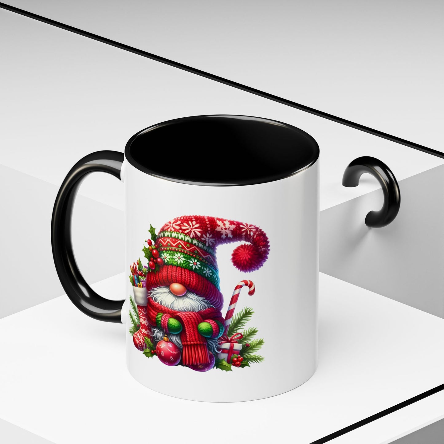 Christmas Mug - Gnome and Candy Cane