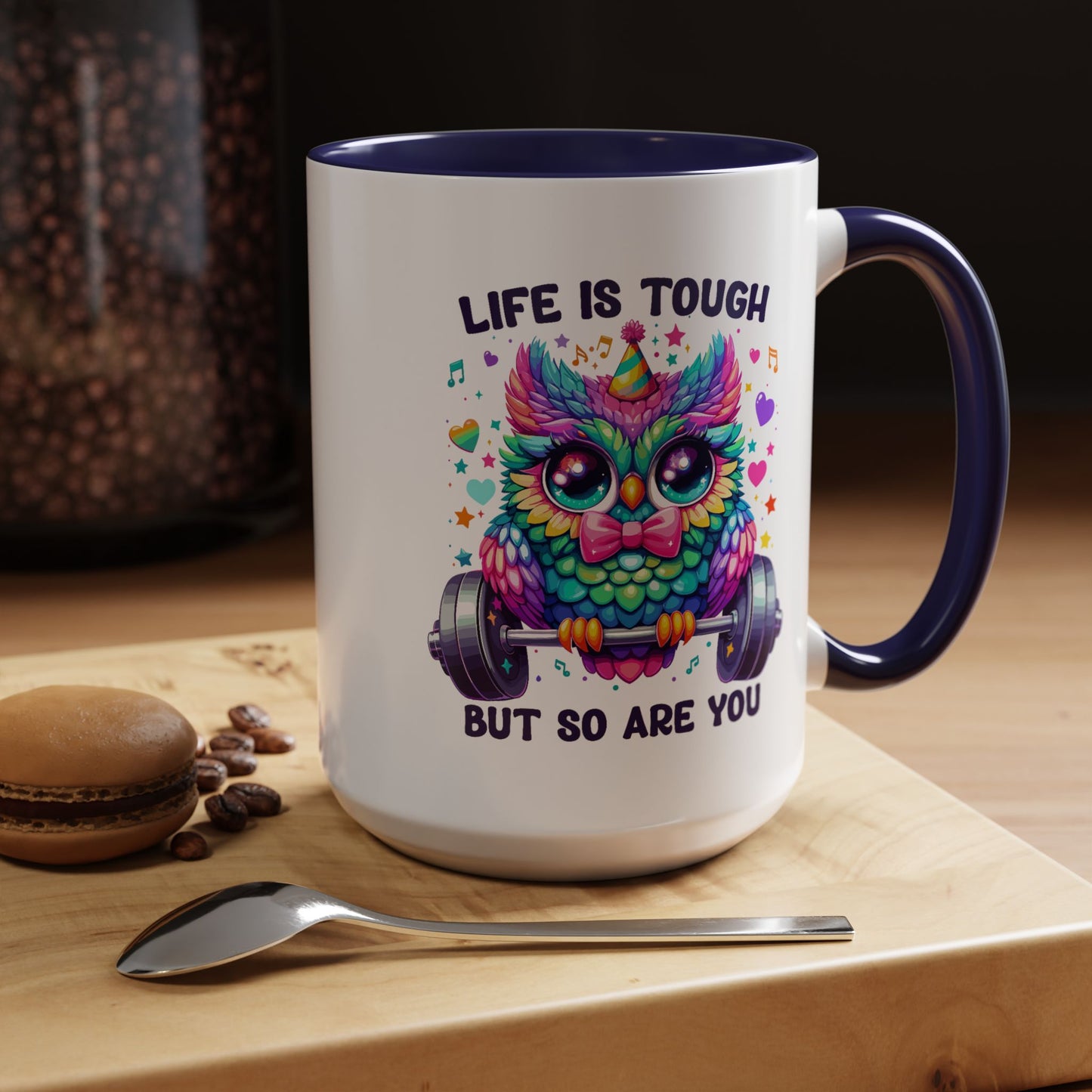 Wellness Mug - Life Is Tough Owl