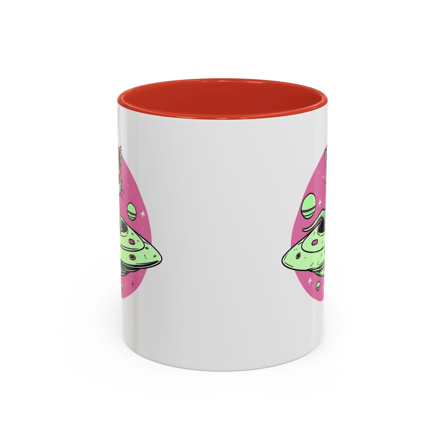 Alien Mug - Flying Saucer Cat