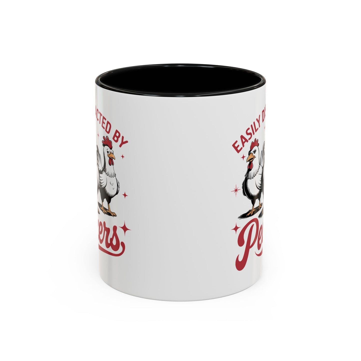 Humor Mug - Easily Distracted By Peckers
