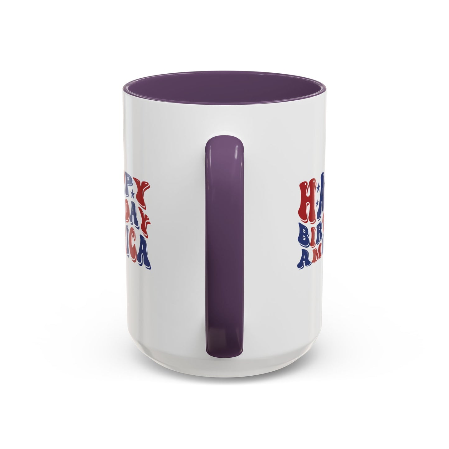 4th of July Mug - Happy Birthday America Retro