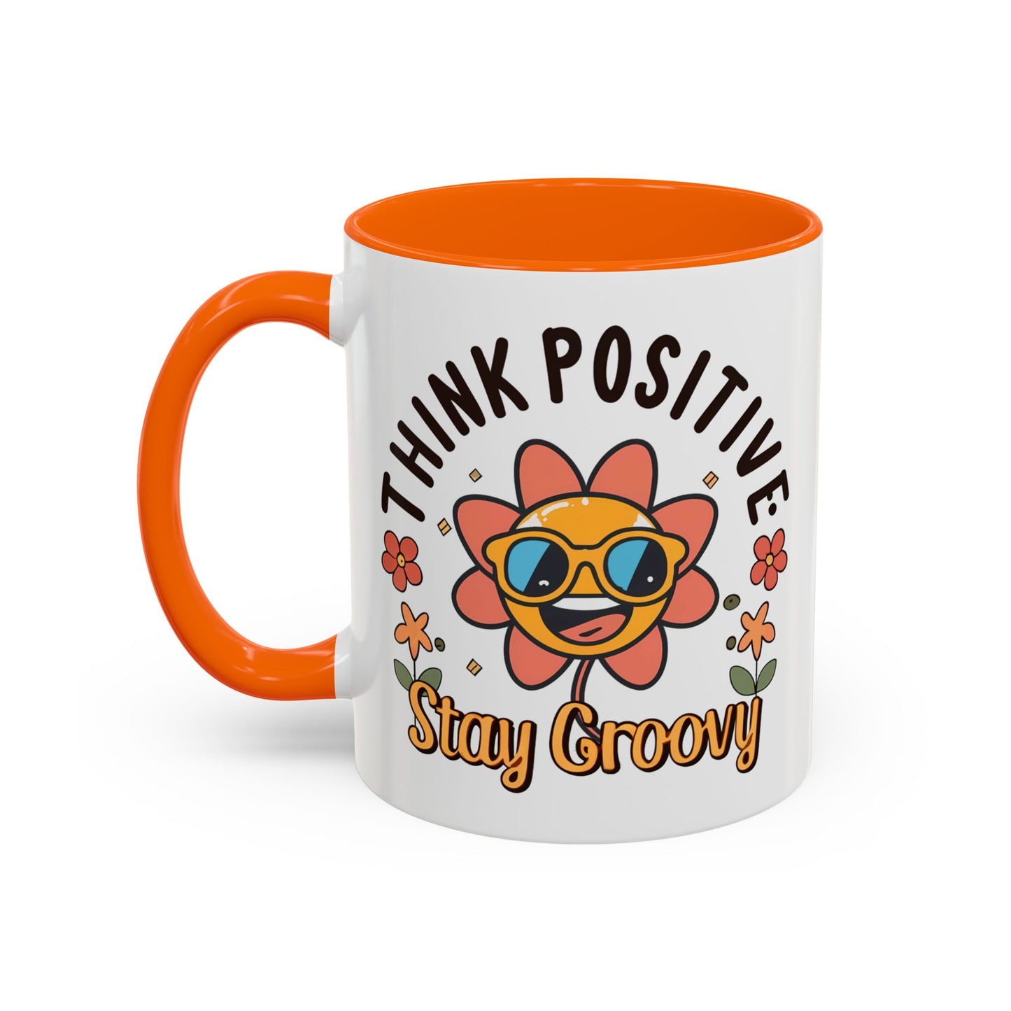 Wellness Mug - Think Positive Stay Groovy