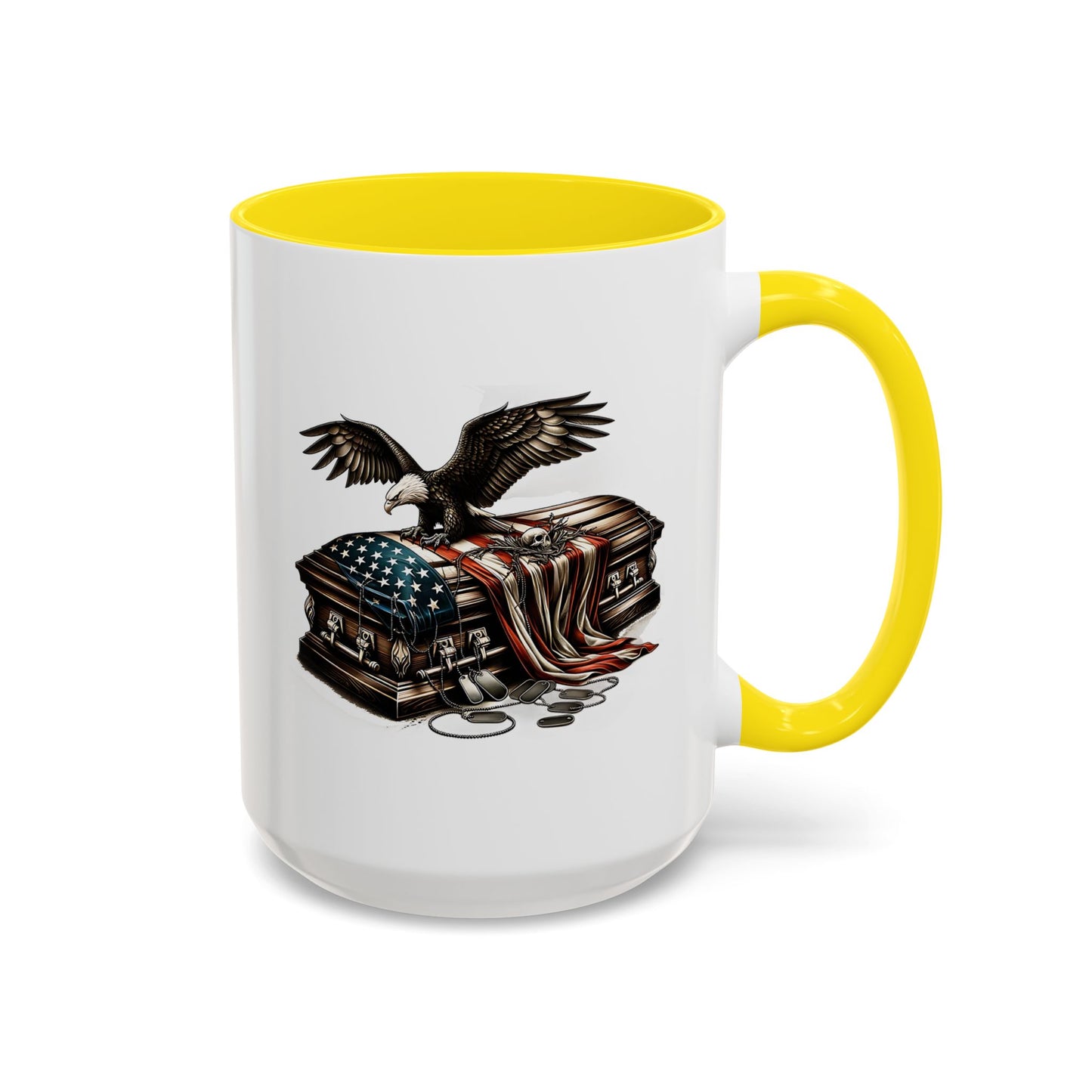 4th of July Mug - American Bald Eagle Fallen Soldier