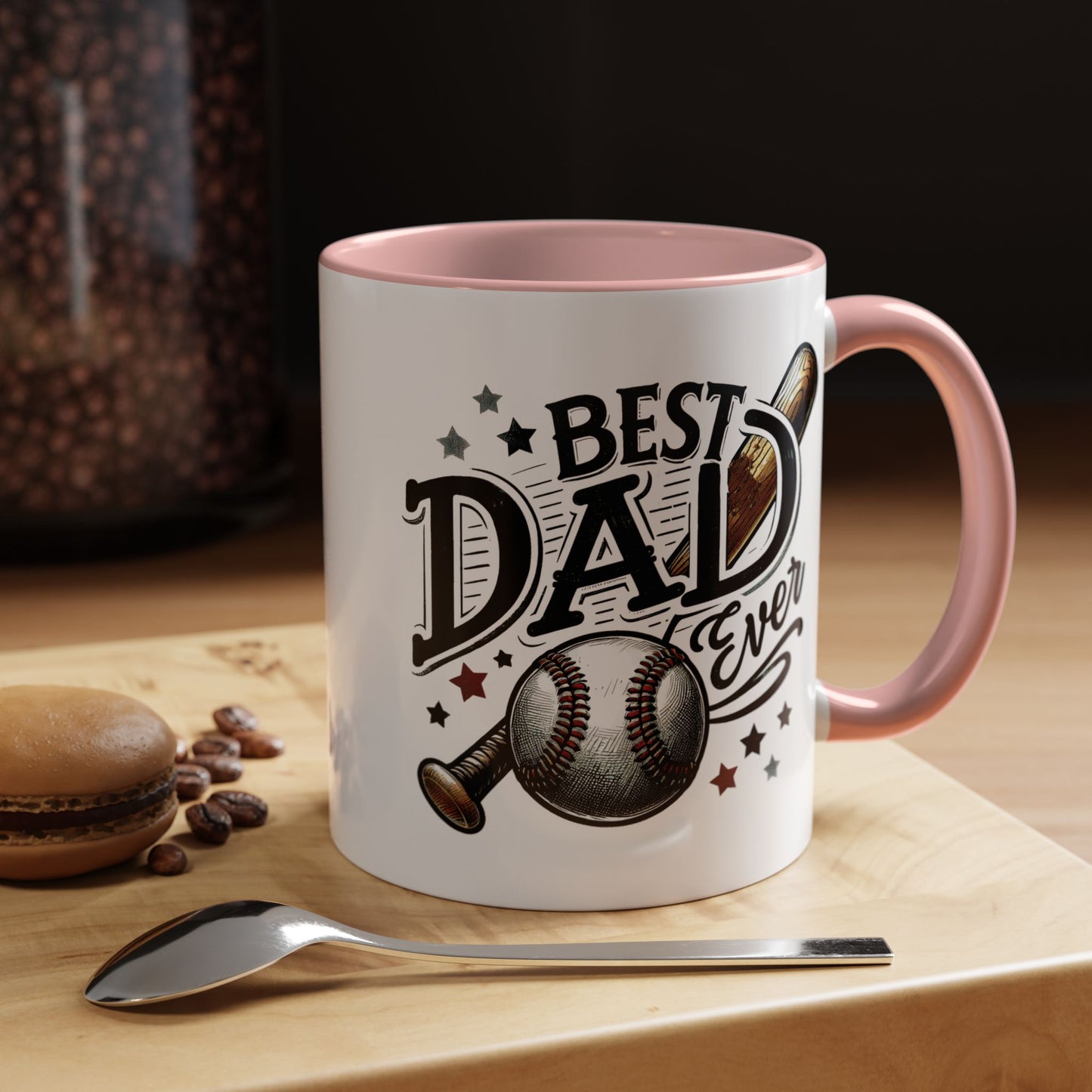 Father's Day Mug - Best Dad Ever Baseball