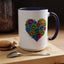 Animal Mug - Dog Paws Heart
