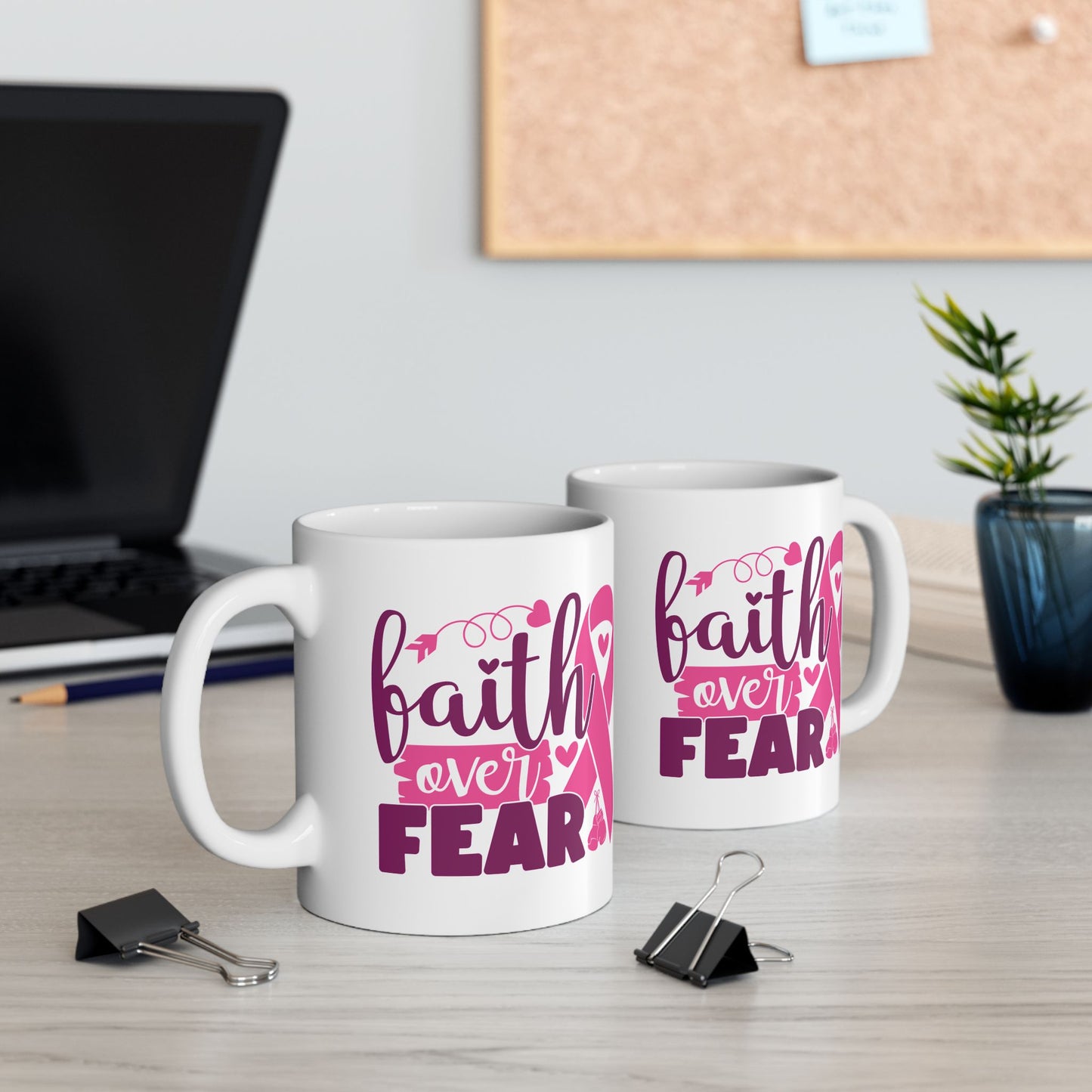 Support Mug - Faith Over Fear