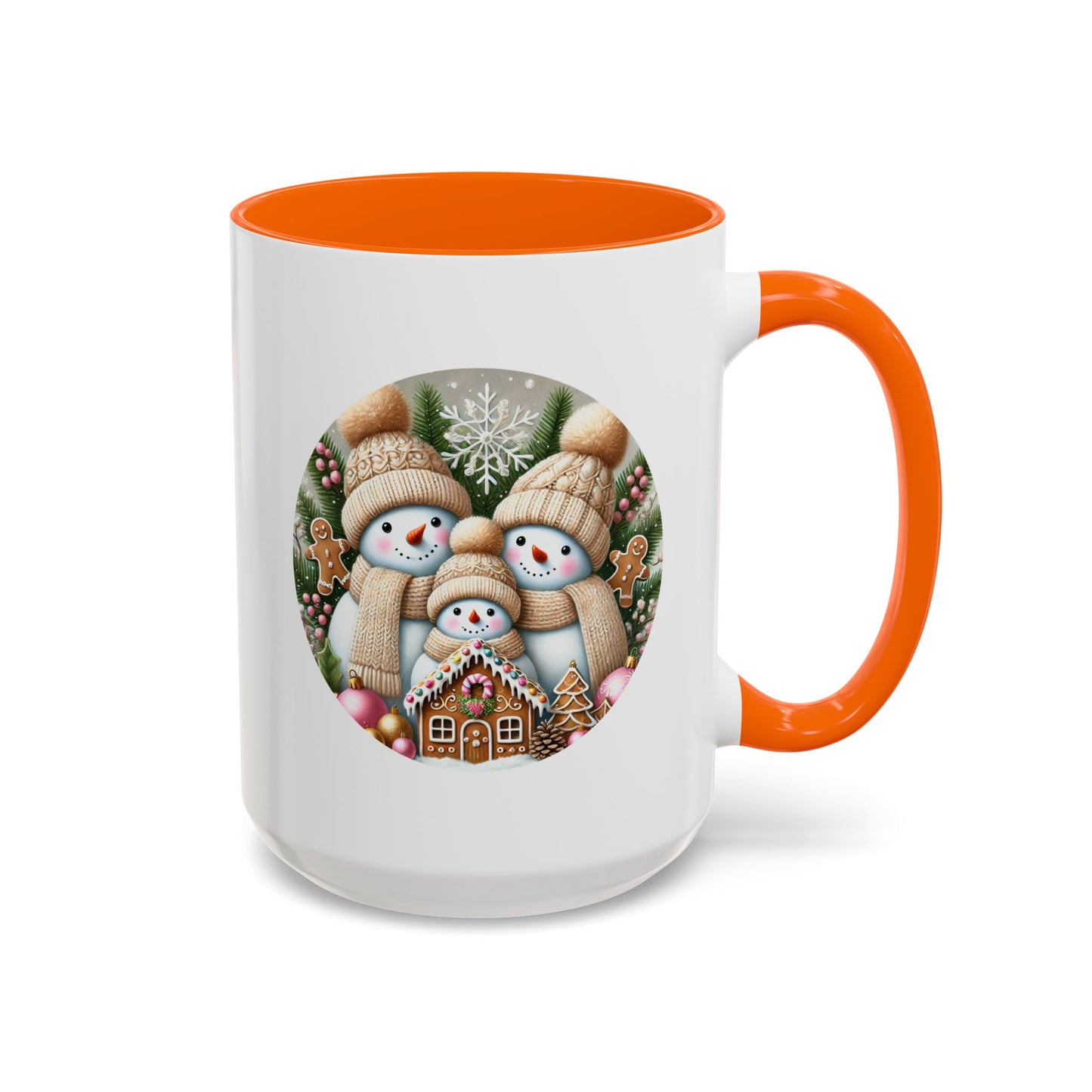Christmas Mug - Gingerbread Snowman Family