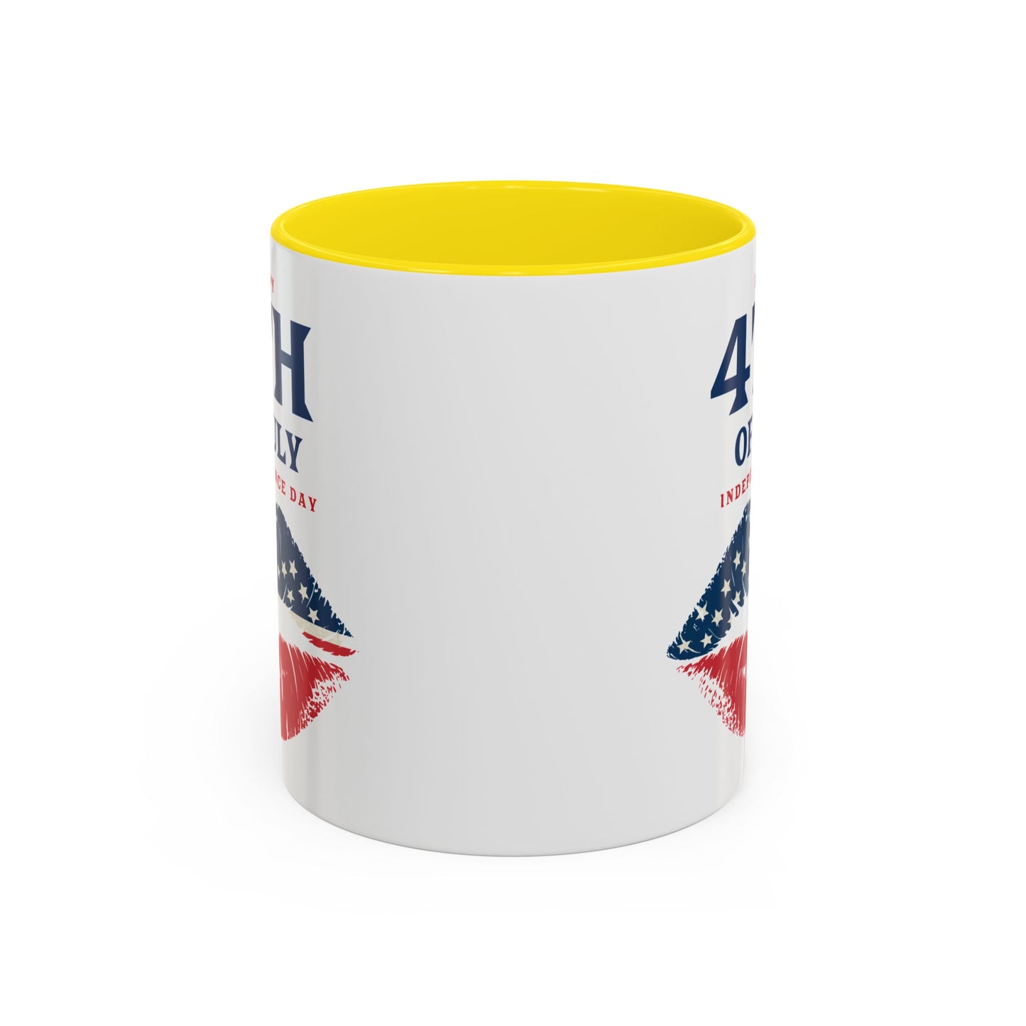 4th of July Mug - Happy 4th of July Flag Lips