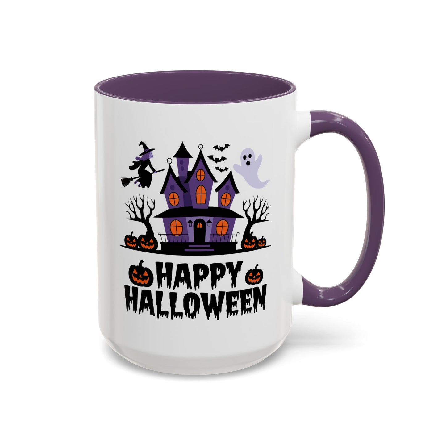 Halloween Mug - Happy Halloween Purple House