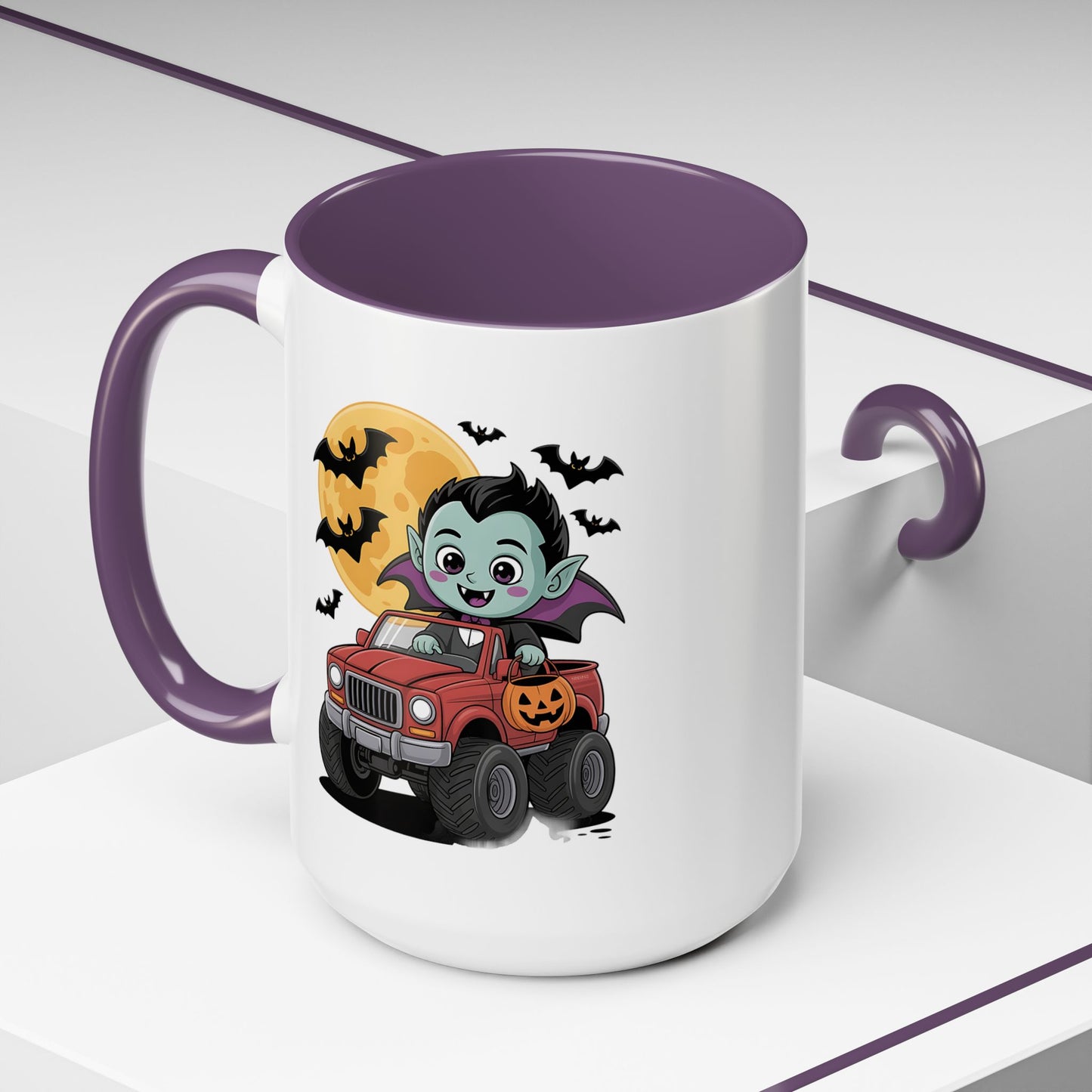 Halloween Mug - Driving Vampire