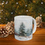 Christmas Mug - Snowy Landscape Train Wrap 5