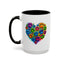 Animal Mug - Dog Paws Heart