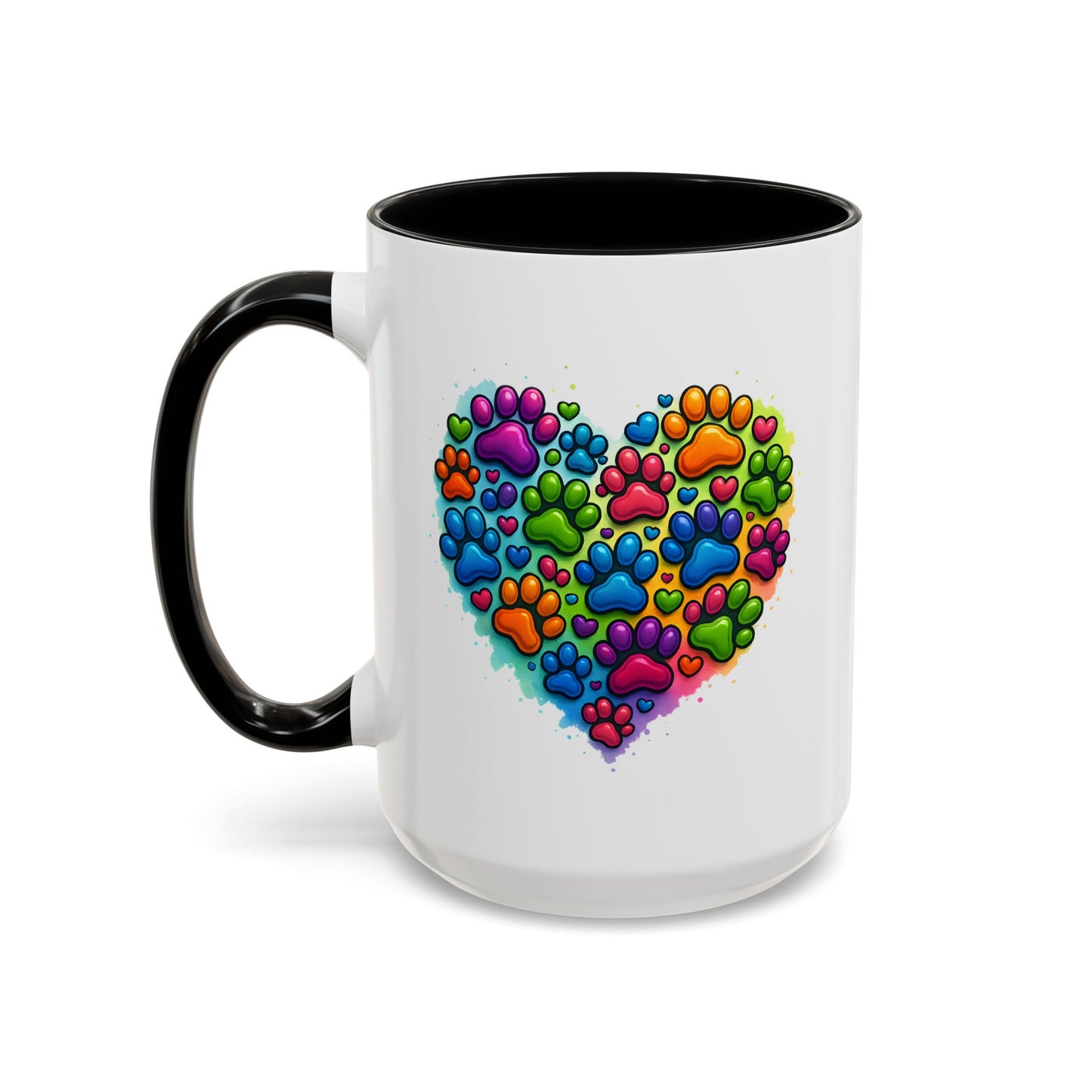 Animal Mug - Dog Paws Heart