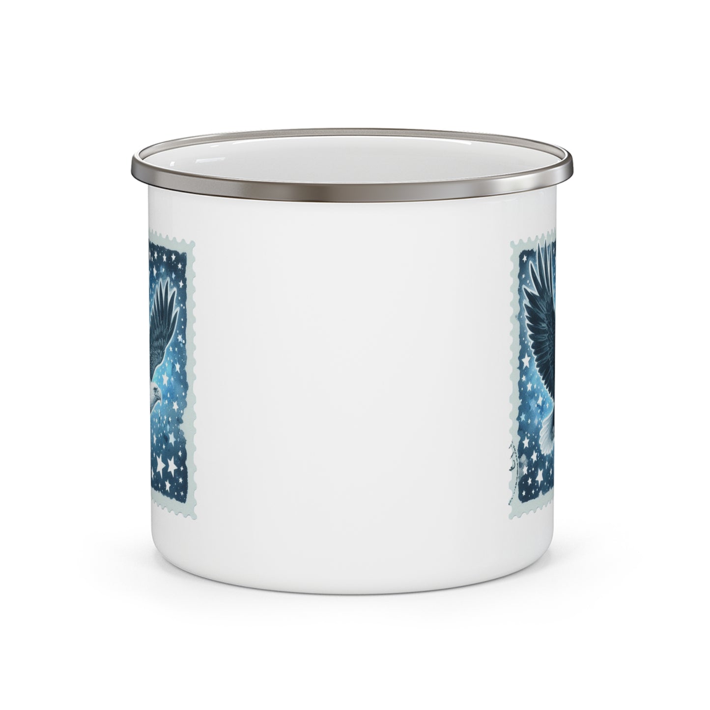 4th of July Mug - Eagle Stars Stamp