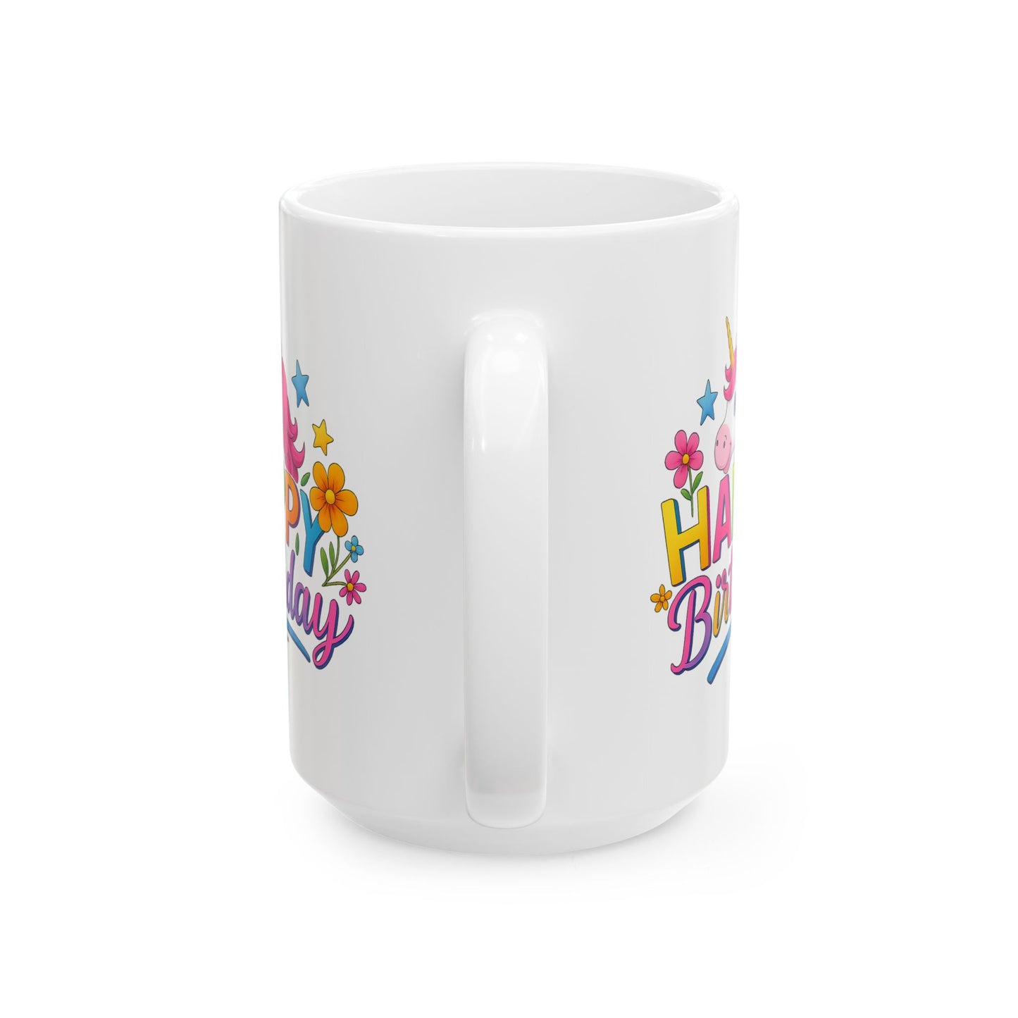 Birthday Mug - Happy Birthday Unicorn Clipart