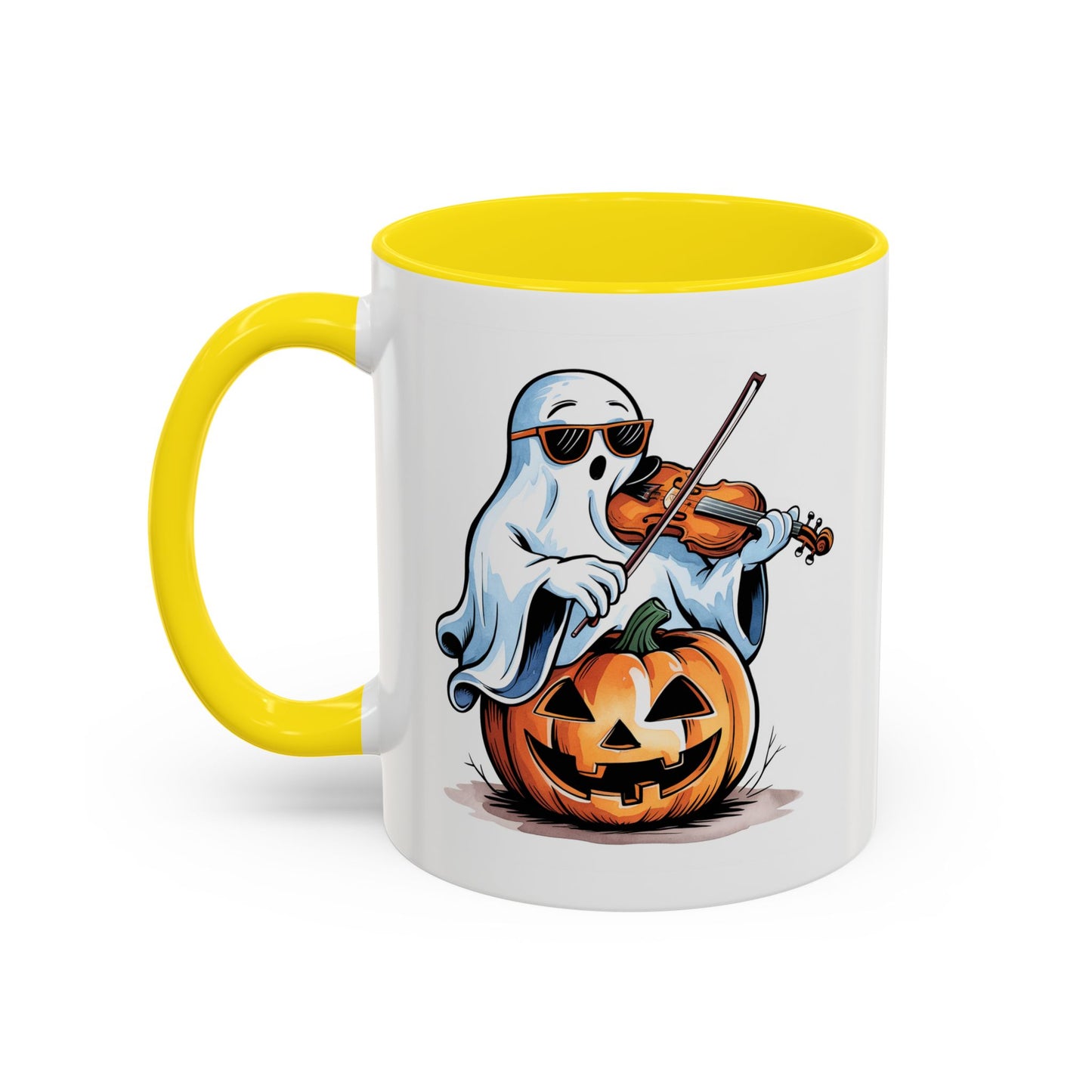 Halloween Mug - Violin Playing Ghost