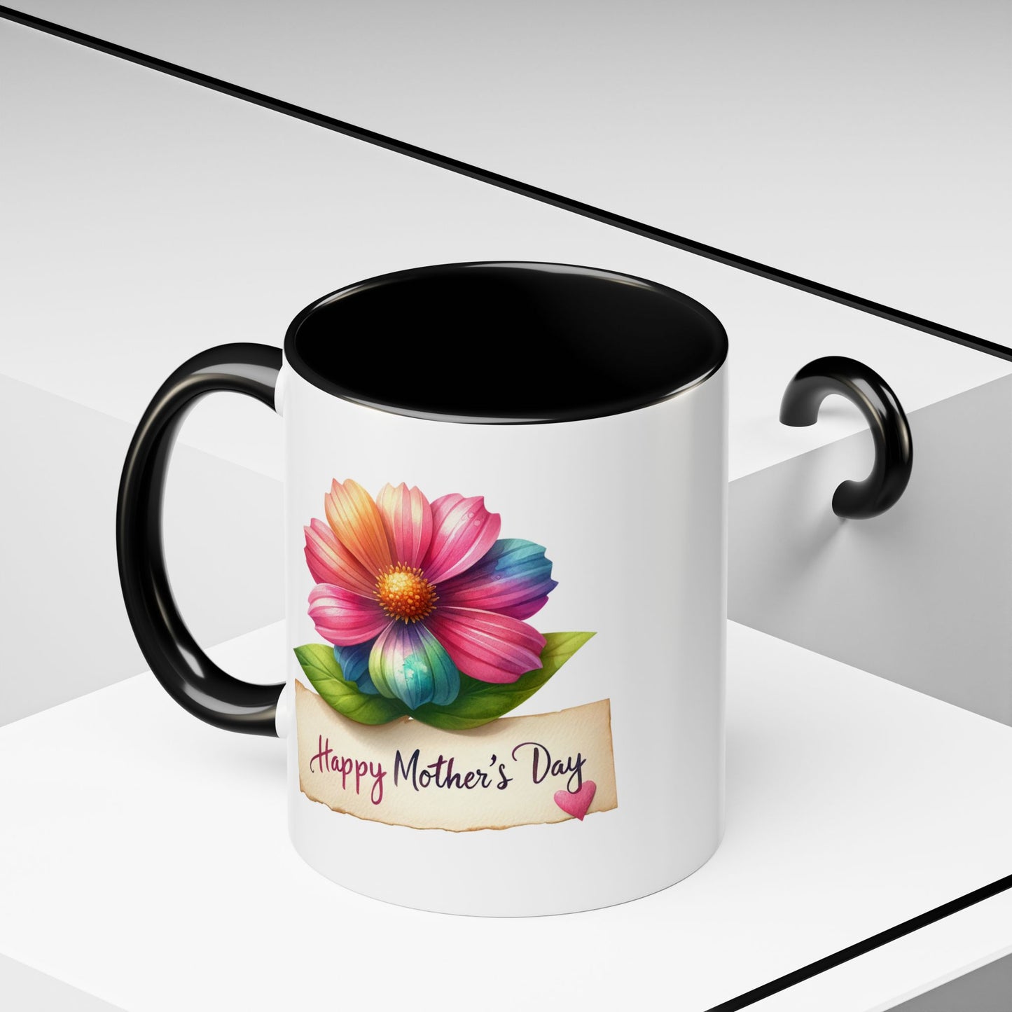 Mother's Day Mug - Happy Mother's Day Flower