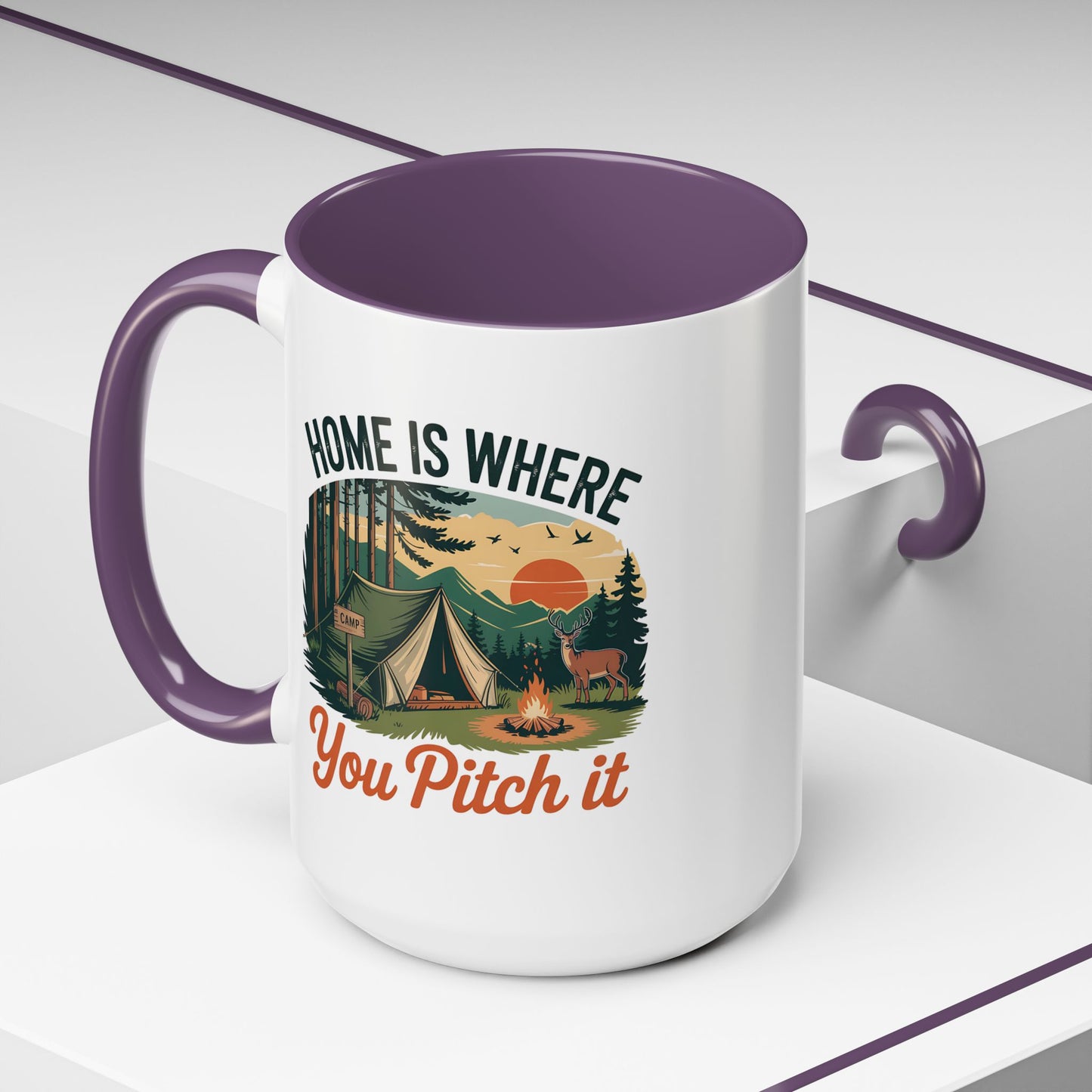 Adventure Mug - Home Is Where You Pitch It
