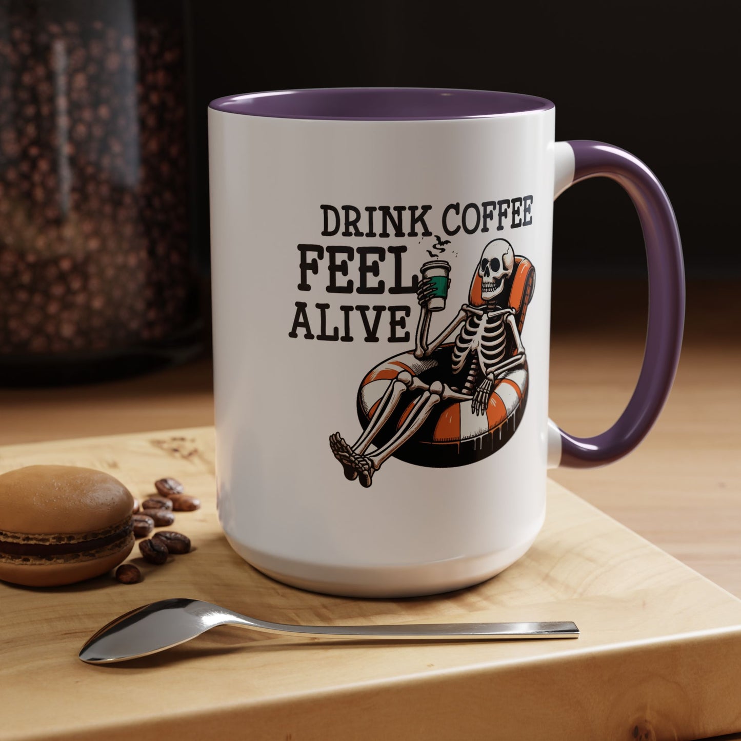 Humor Mug - Drink Coffee Feel Alive