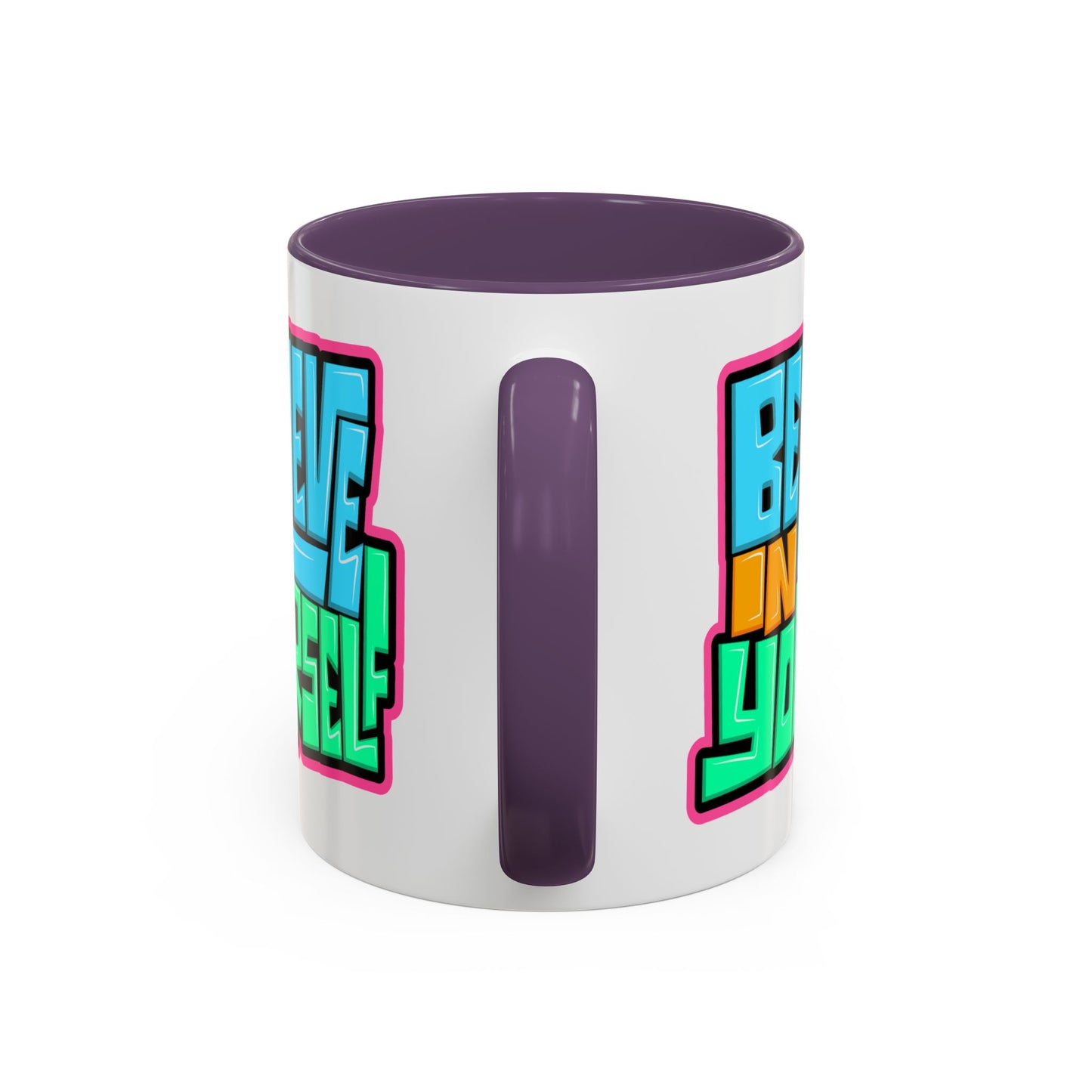 Motivation Mug - Believe In Yourself Graffiti