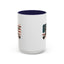 4th of July Mug - Skull Guns Flag