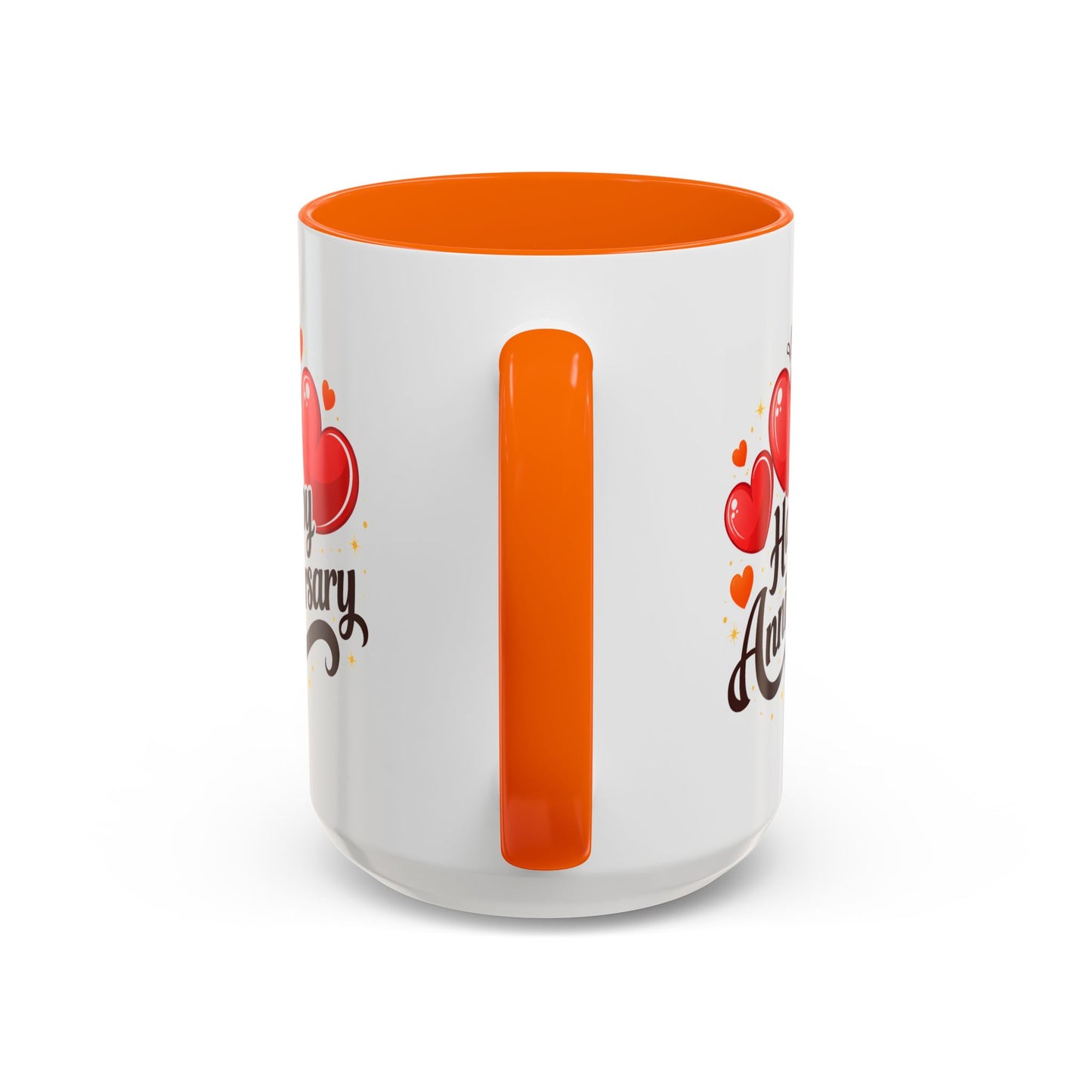 Anniversary Mug - Happy Anniversary Hearts