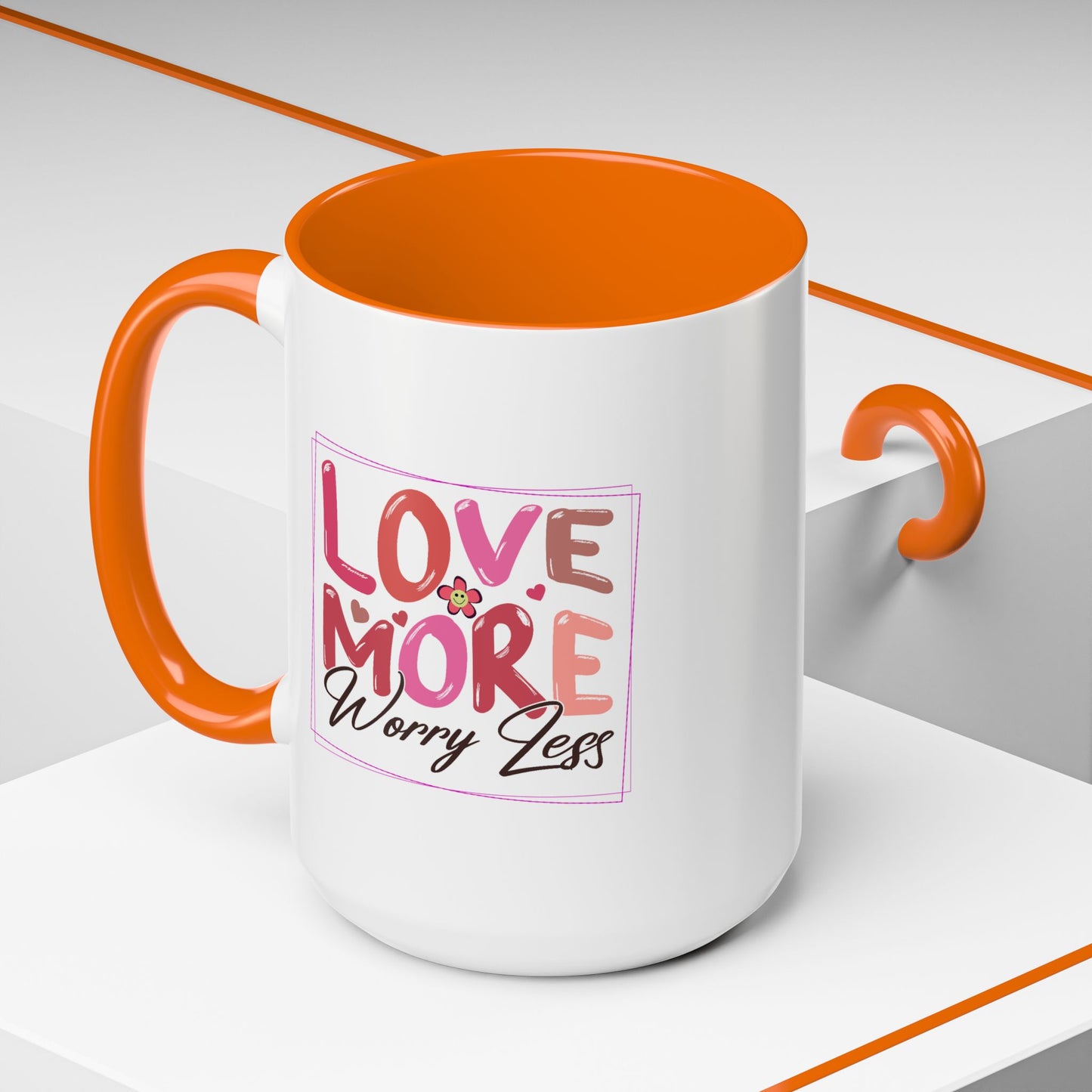 Wellness Mug - Love More Worry Less Frame