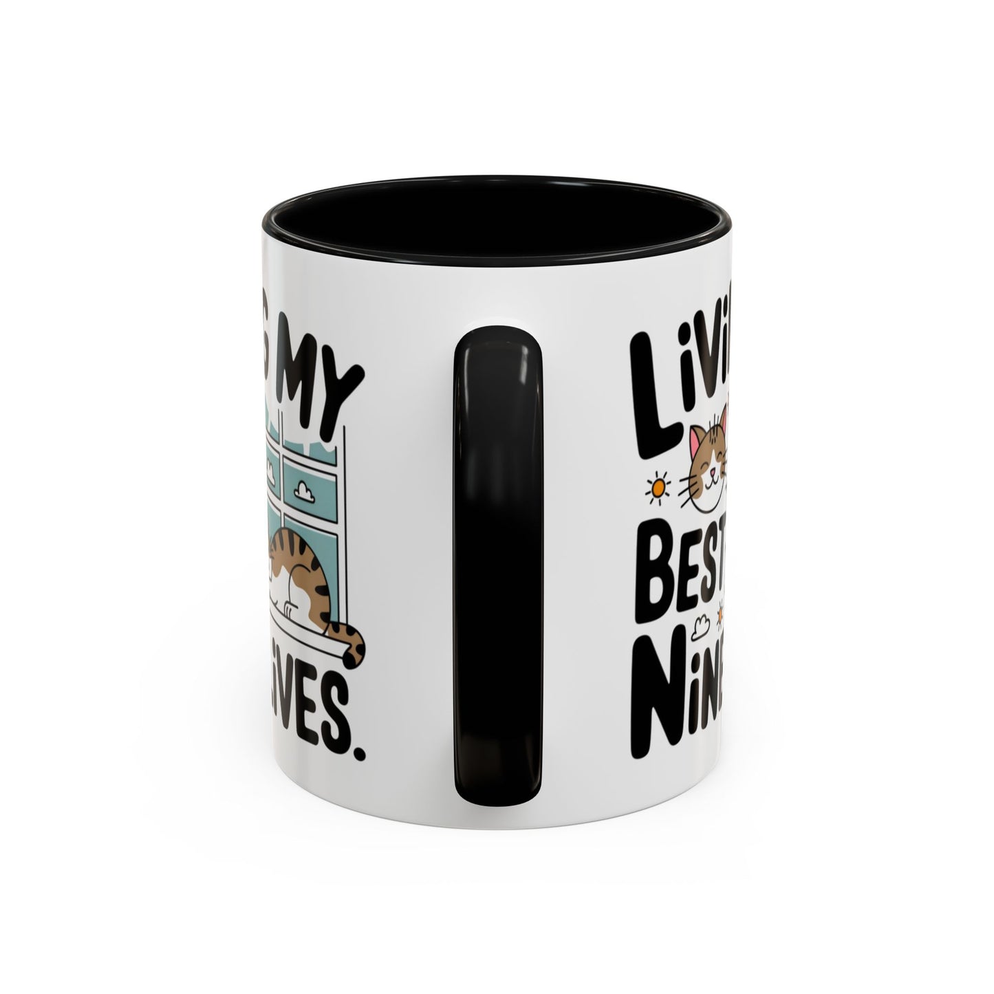 Animal Mug - Living My Best Nine Lives