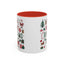 Christmas Mug - Merry Christmas Red White & Green Text Collage