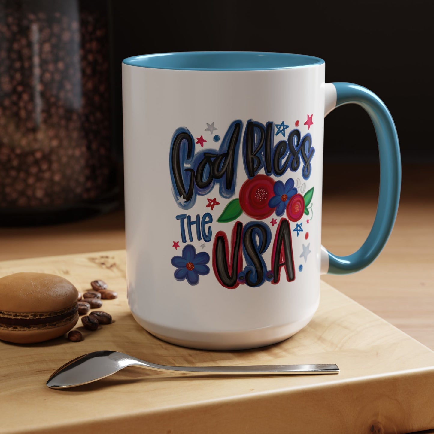 Religious Mug - God Bless Graffiti
