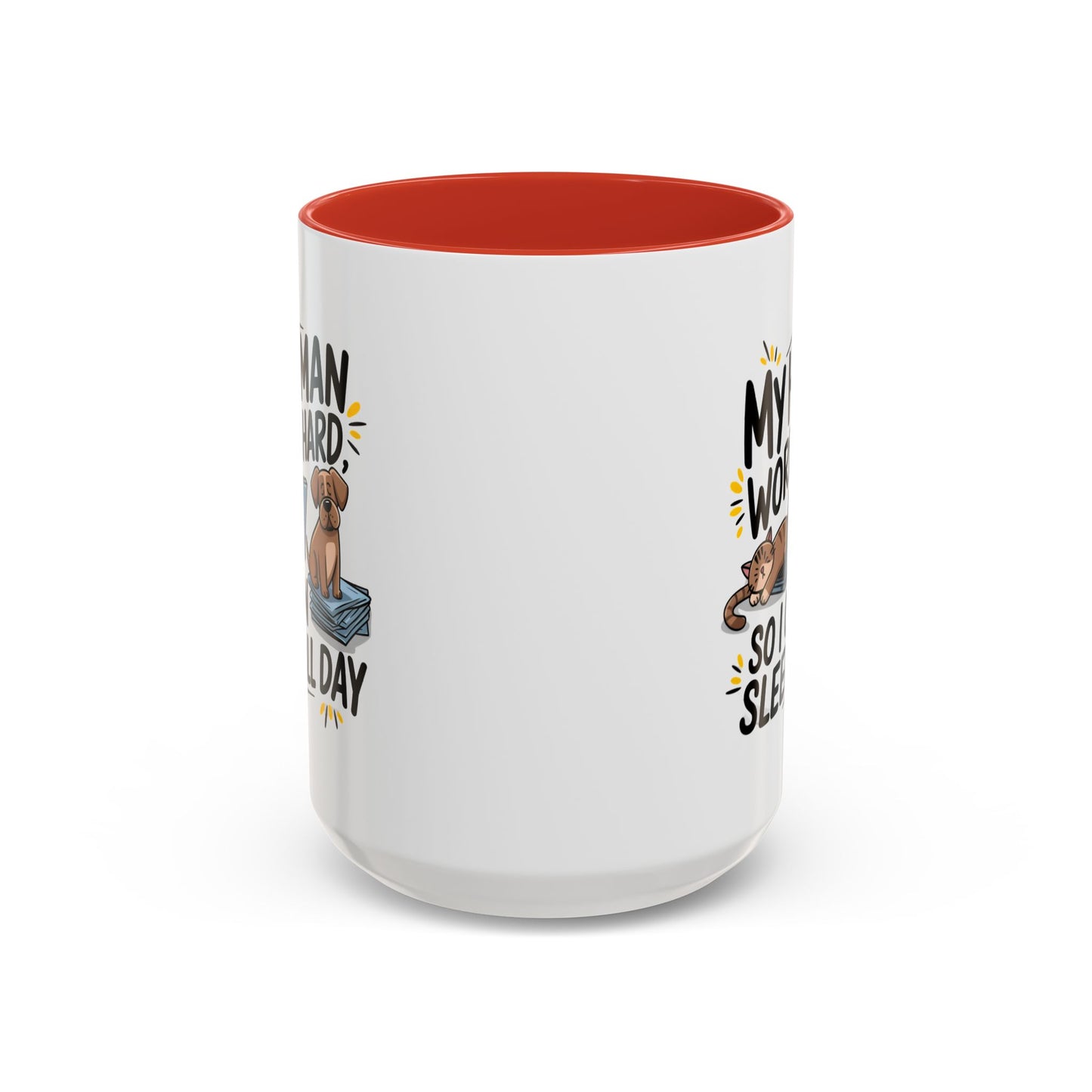 Animal Mug - My Human Works Hard