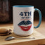 4th of July Mug - Happy 4th of July Flag Lips