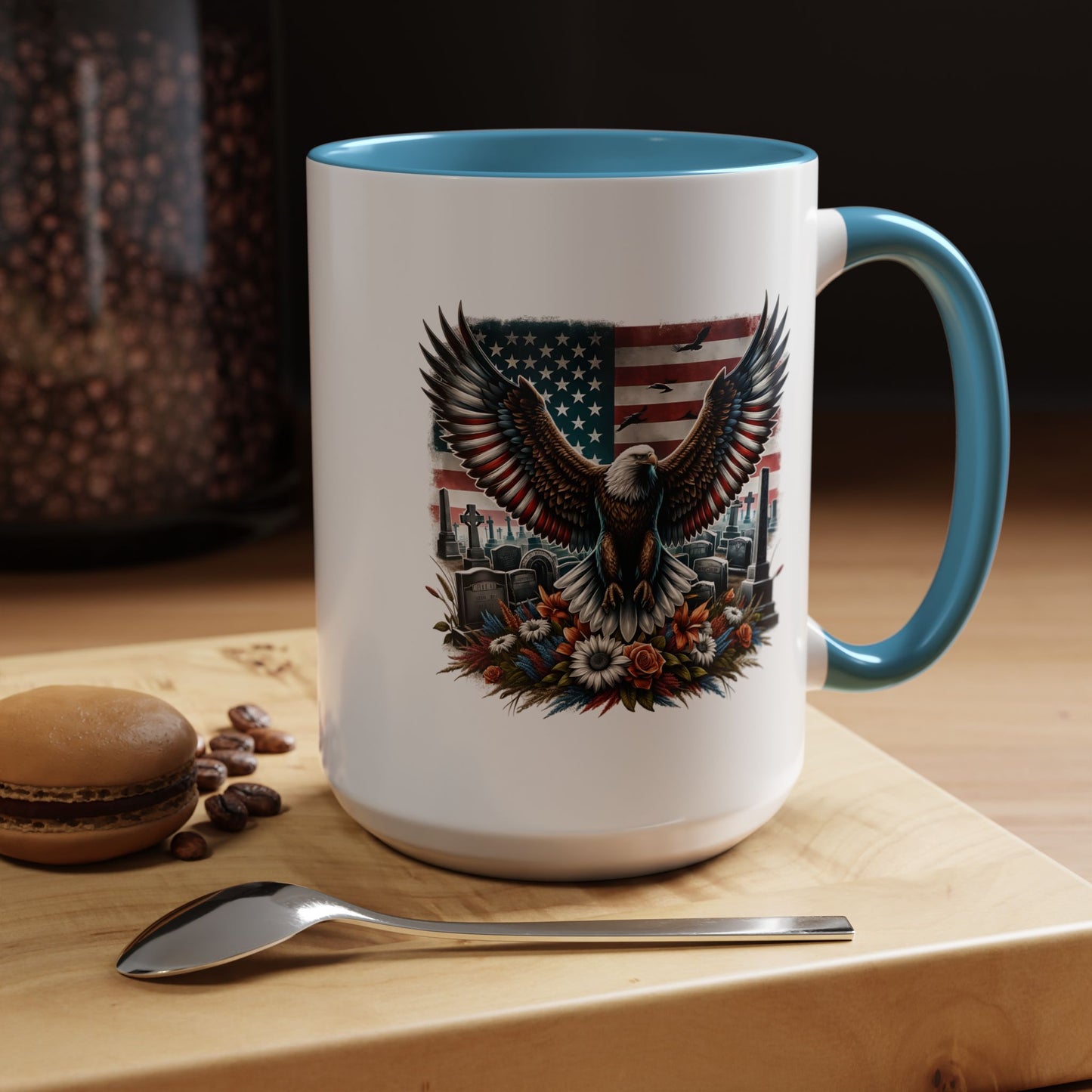 4th of July Mug - American Bald Eagle Memorial