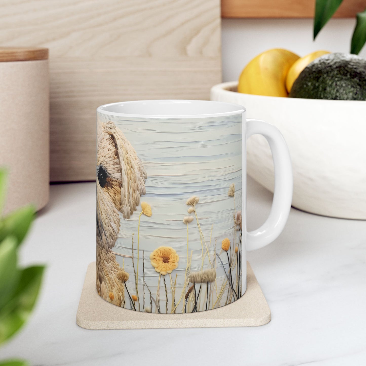 Artistic Mug - Felted Dog